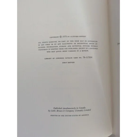 The Golden Age A Climate For Greatness Virginia 1732-1775 Dowdey 1st HC/DJ 1970 - Picture 5 of 7